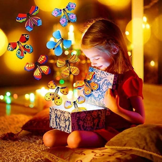 Exploding Flying Butterfly Magic Wind Up Toy